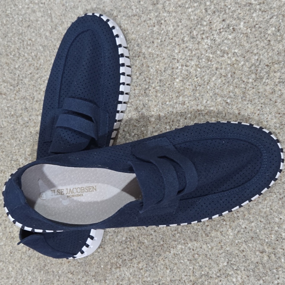 Ilse Jacobsen Tulipu Penny Loafer Navy  41/10